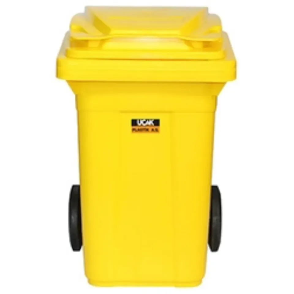 Garbage Container (2 Wheels, Lid, 80 L)