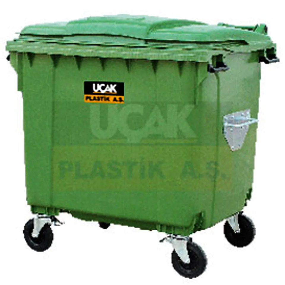 Garbage Container (4 Wheels, Lid, 1,100 L)