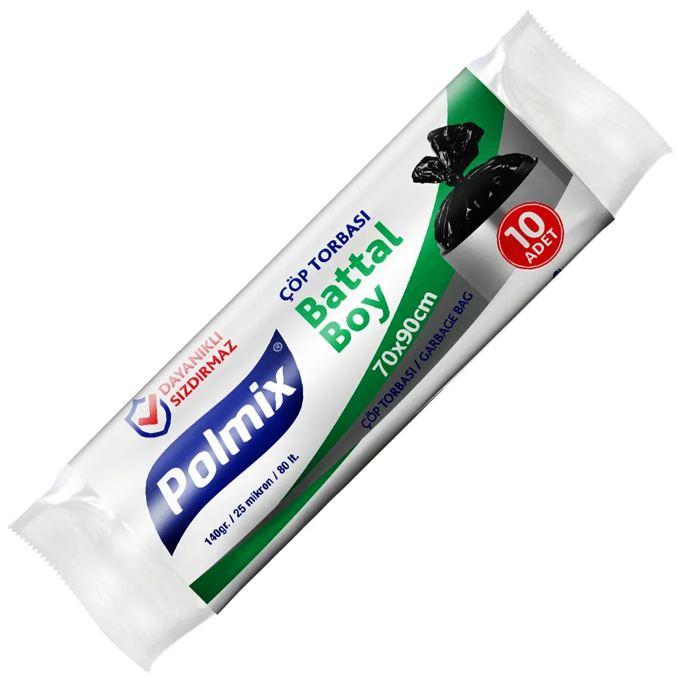 Garbage Bag Battal (70x90, 80 L, 25 µ, Blue, 240 Pcs.)