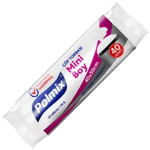 Garbage Bag Mini (40x50, 20 L, 12 µ, Transparent, 2000 Pieces)