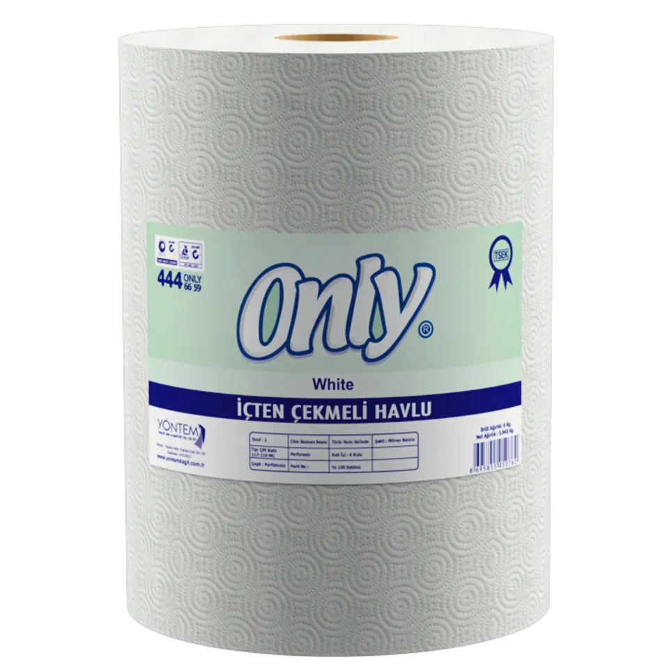 Towel Internal Pull (20.5 cmx85 m, 2 Layers, 6 Rolls in Box, 4.5 Kg)