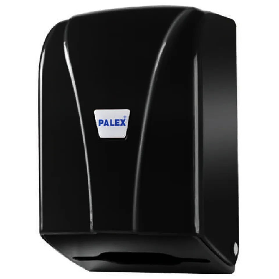 Toilet Paper Dispenser (C Fold, Palex, Black)